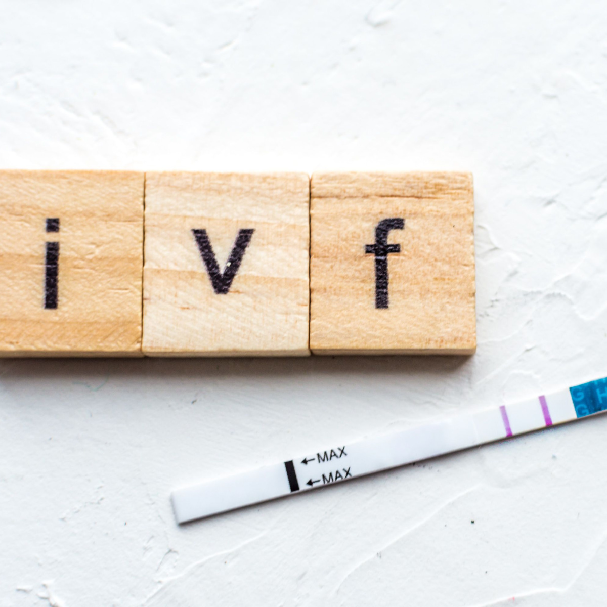 Positive pregnancy strip